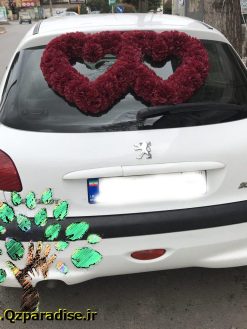 ماشین عروس گل طبیعی NFBC1 Natural Flower Bridal Car