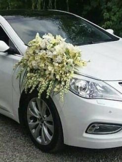 ماشین عروس گل طبیعی NFBC12 Natural Flower Bridal Car