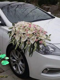 ماشین عروس گل طبیعی NFBC13 Natural Flower Bridal Car