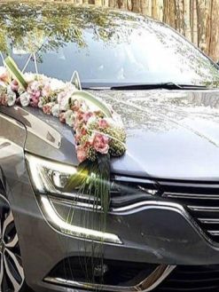 ماشین عروس گل طبیعی NFBC19 Natural Flower Bridal Car