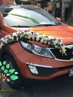 ماشین عروس گل طبیعی NFBC24 Natural Flower Bridal Car