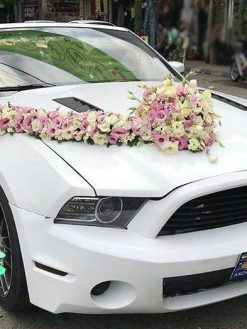 ماشین عروس گل طبیعی NFBC27 Natural Flower Bridal Car
