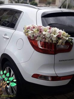 ماشین عروس گل طبیعی NFBC34 Natural Flower Bridal Car