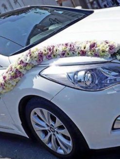 ماشین عروس گل طبیعی NFBC39 Natural Flower Bridal Car