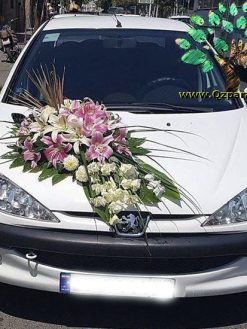 ماشین عروس گل طبیعی NFBC4 Natural Flower Bridal Car