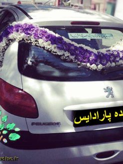 ماشین عروس گل طبیعی NFBC49 Natural Flower Bridal Car