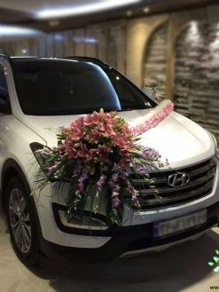 ماشین عروس گل طبیعی NFBC53 Natural Flower Bridal Car
