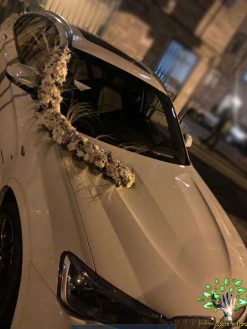 ماشین عروس گل طبیعی NFBC54 Natural Flower Bridal Car