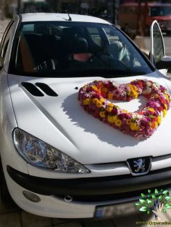 ماشین عروس گل طبیعی NFBC56 Natural Flower Bridal Car