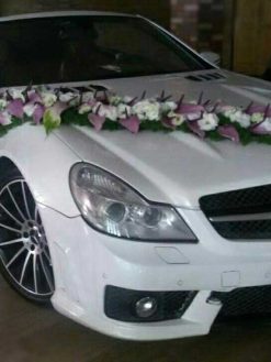 ماشین عروس گل طبیعی NFBC66 Natural Flower Bridal Car