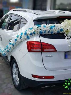 ماشین عروس گل طبیعی NFBC68 Natural Flower Bridal Car