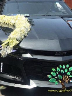 ماشین عروس گل طبیعی NFBC9 Natural Flower Bridal Car