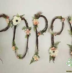 حروف گل FL20 Flower letters