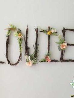 حروف گل FL85 Flower letters