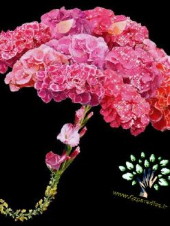 چتر گل طبیعی FU18 Flower umbrella