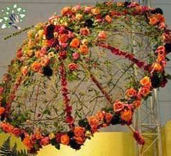 چتر گل طبیعی FU20 Flower umbrella