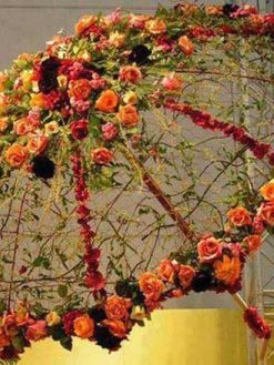 چتر گل طبیعی FU3 Flower umbrella
