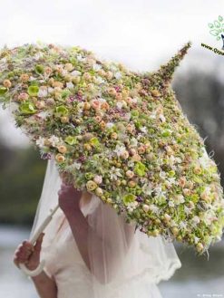 چتر گل طبیعی FU4 Flower umbrella