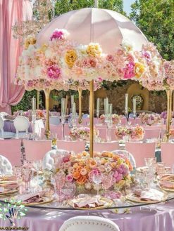 چتر گل طبیعی FU6 Flower umbrella