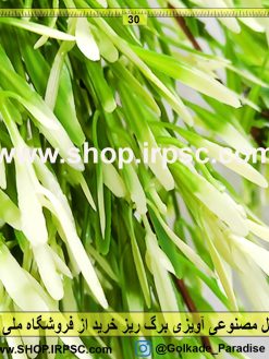 گل مصنوعی آویزی برگ ریز | ریسه برگ آویزی بید