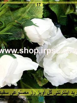 گل آویز رز سفید