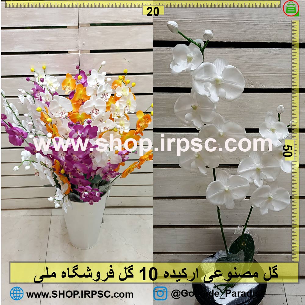 ارکیده مصنوعی 10 گل