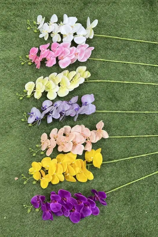 قیمت شاخه گل مصنوعی ارکیده یک متری