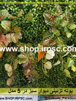 بوته تزئینی دیوار سبز