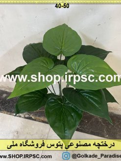 نمای بالای درختچه مصنوعی پتوس کدIRPSC024