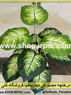 نمای نزدیک درختچه مصنوعی دیفنباخیا کدIRPSC019
