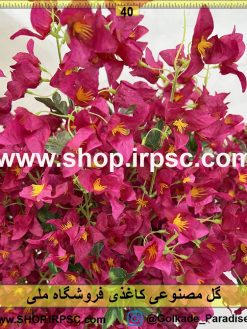 نمای نزدیک گل مصنوعی کاغذی کدIRPSC009