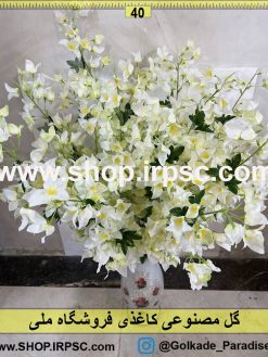 نمای نزدیک گل مصنوعی کاغذی کدIRPSC010