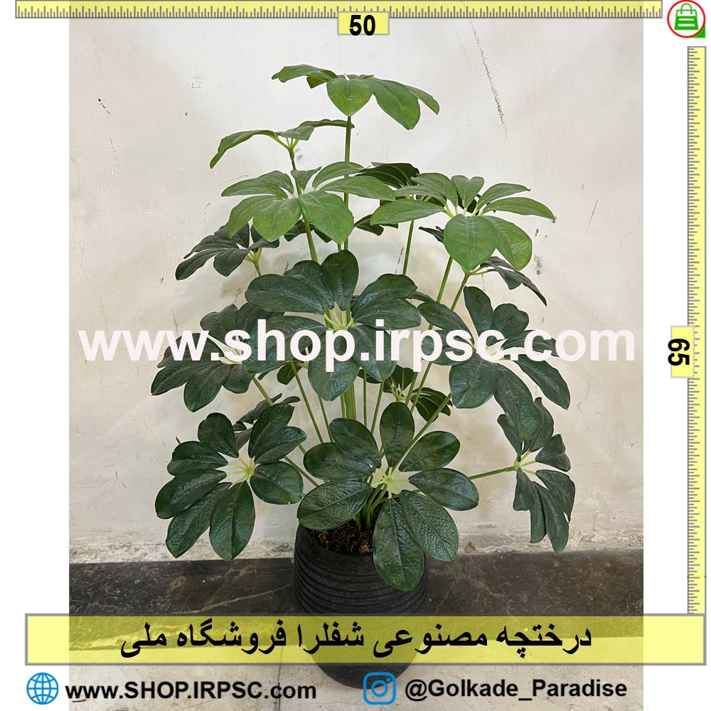 خرید درختچه مصنوعی شفلرا کدIRPSC015