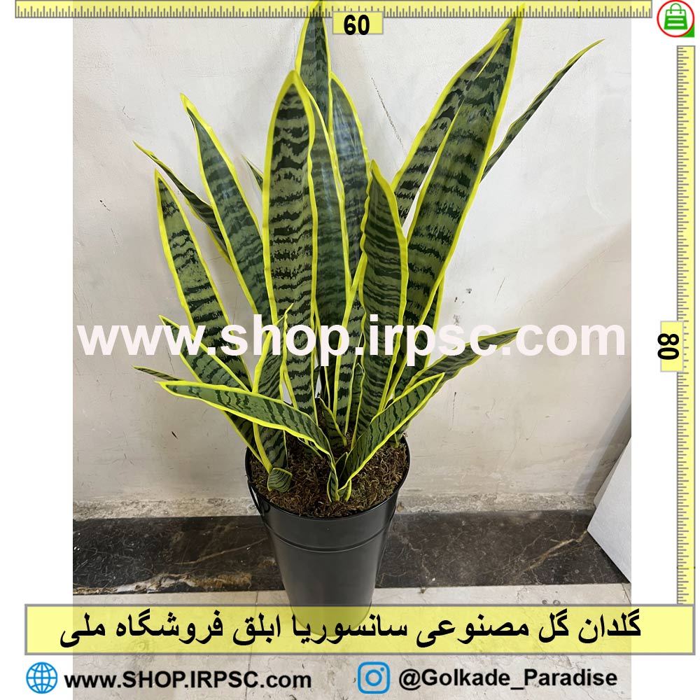 خرید گل مصنوعی سانسوریا ابلق کدIRPSC006