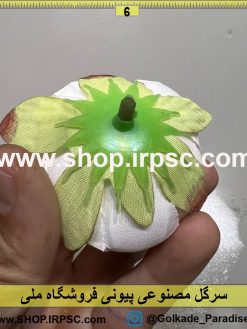 نمای پشت سرگل مصنوعی پیونی کدIRPSC016