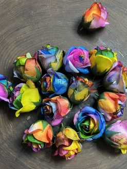 سرگل مصنوعی رز هفت رنگ