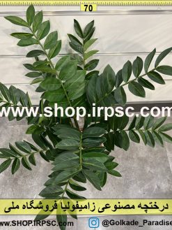 نمای نزدیک درختچه مصنوعی زامیفولیا کدIRPSC036