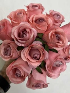 خرید بوته گل مصنوعی رز کالباسی