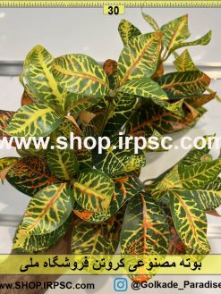 نمای بالای بوته مصنوعی کروتن کدIRPSC065