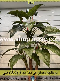 نمای بالایی درختچه مصنوعی بابا آدم کدIRPSC053