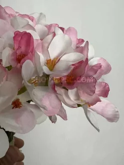 قیمت شاخه گل مصنوعی یاس سفید صورتی
