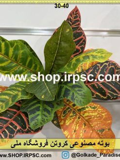 نمای بالای بوته مصنوعی کروتن کدIRPSC073