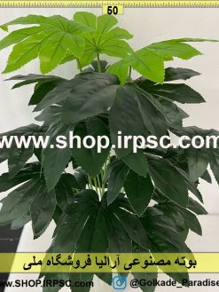 نمای بوته مصنوعی آرالیا کدIRPSC102