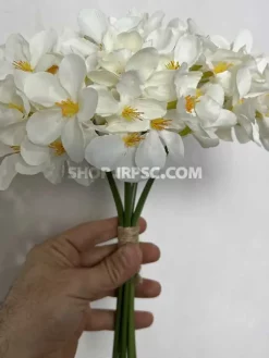 خرید شاخه گل مصنوعی یاس سفید