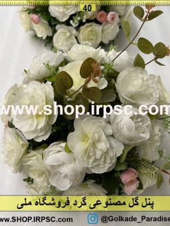 نمای پنل گل مصنوعی گرد کدIRPSC116