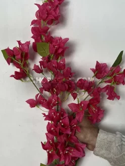 خرید شاخه گل مصنوعی کاغذی سرخابی