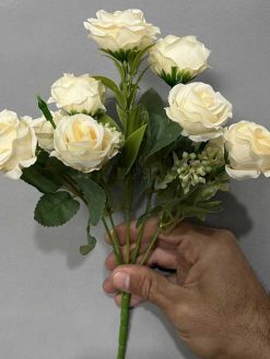 سفارش بوته گل مصنوعی رز 30 سانتی