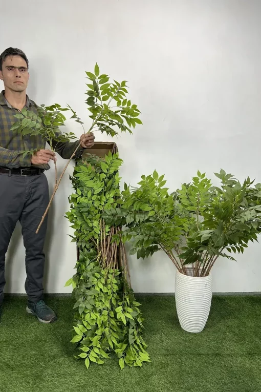 شاخه برگ مصنوعی اقاقیا یک متری