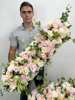 پنل گل مصنوعی یک متری