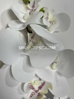 خرید شاخه گل ارکیده سفید مصنوعی